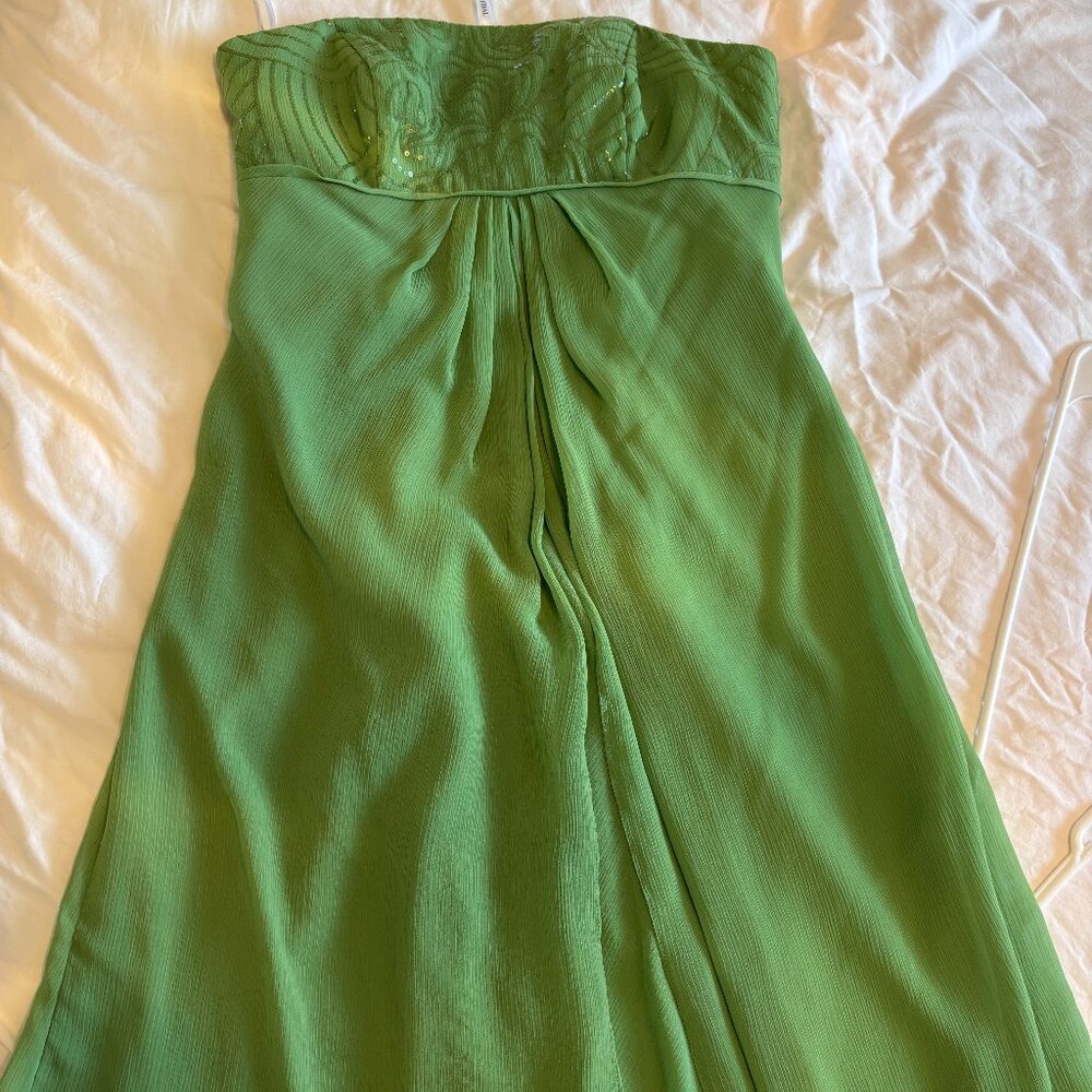 David's Bridal Chiffon Mini Dress